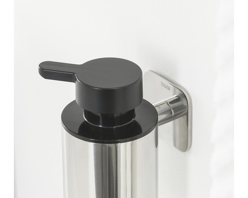 Roestvrijstalen zeepdispenser voor wandmontage