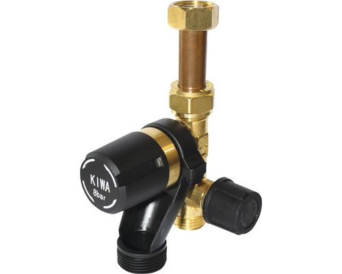 Drukregelaar met KIWA 8 bar markering voor sanitaire installaties