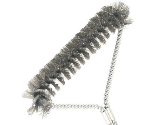 Pijpborstel met metalen draad