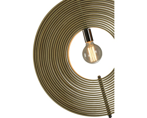 Cirkelvormige plafondlamp met gloeilamp