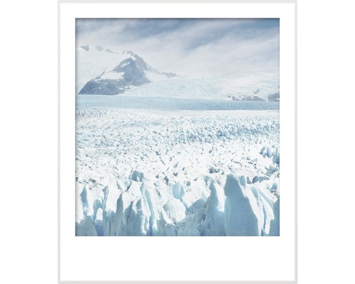 Ingelijste foto van een gletsjerlandschap