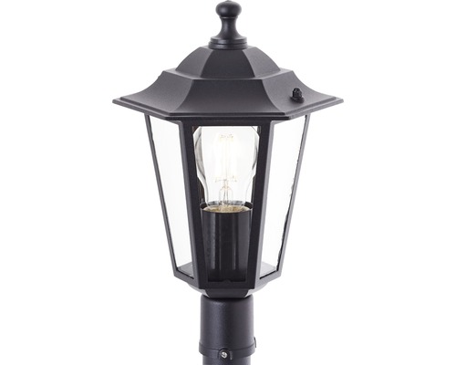 Lantaarn voor paalmontage met gloeilamp