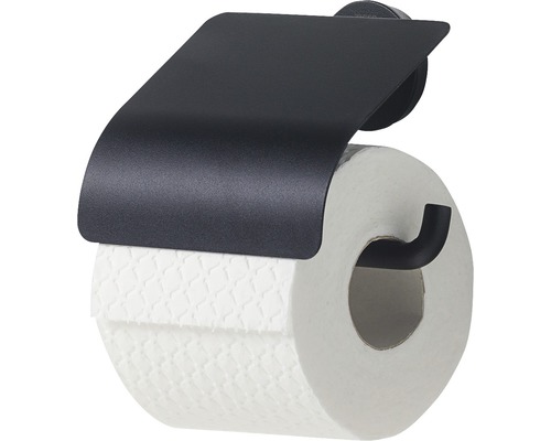 Toiletpapierhouder van metaal met rol papier