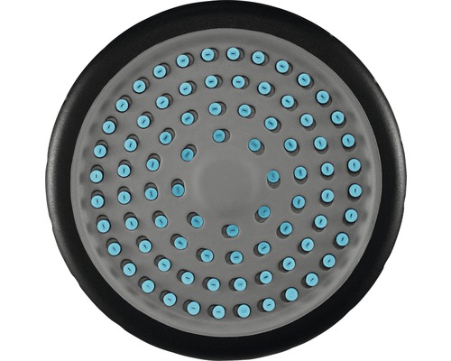 Douchekop met waterstralen