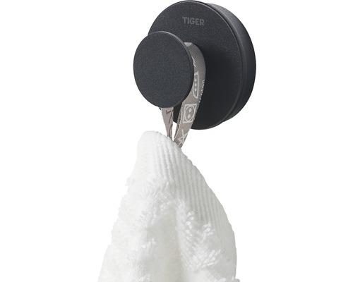 Tiger Logo handdoekhaak met een handdoek