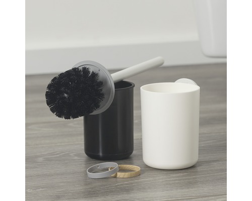 Toiletborstelgarnituur met borstel en houder