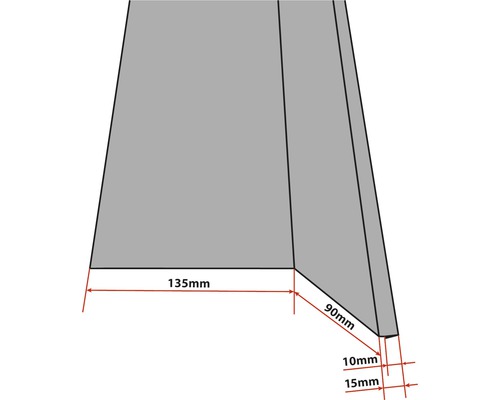 Illustratie met de afmetingen van een werkstuk