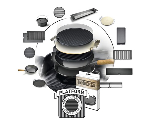 Tenneker Platform: Universeel assortiment accessoires voor grills met diverse grillinzetstukken en accessoires