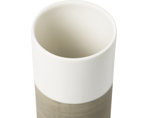 Tweekleurige keramische vaas