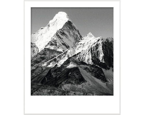 Decoratieve ingelijste afbeelding van een berglandschap