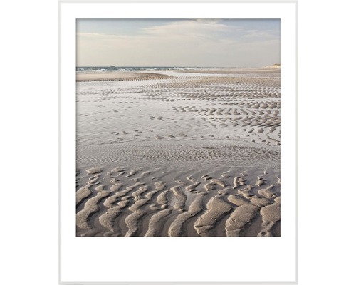Ingelijste muurdecoratie met strandmotief
