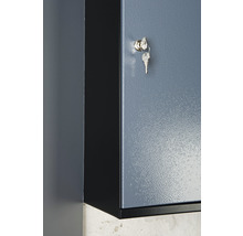 KÜPPER Werkbank 120 cm zilver-zwart (2 deuren, 2 laden)-thumb-4