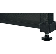 KÜPPER Opbergkast 91 cm zilver-zwart (2 deuren, 4 legplanken)-thumb-1 KÜPPER Opbergkast 91 cm zilver-zwart (2 deuren, 4 legplanken)-thumb-1