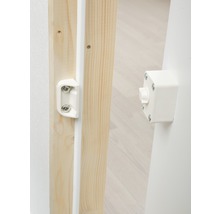 Deurvastzetter voor bevestiging aan een houten deur