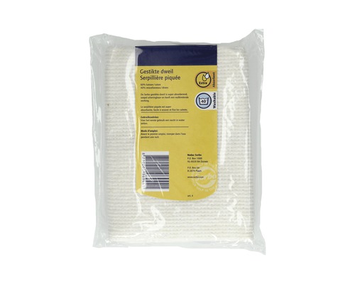 Katoenen doek in verpakking, wasbaar op 40 graden