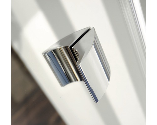 Metalen douchecabinedeurknop
