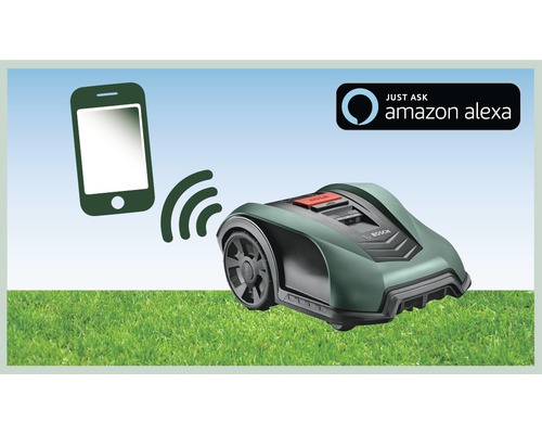Bosch robotmaaier met smartphoneverbinding en Amazon Alexa