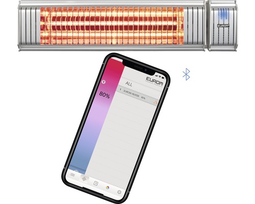 Eurom terrasverwarmer met smartphone app bediening