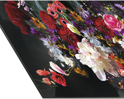 Decoratieve plaat met bloemmotief