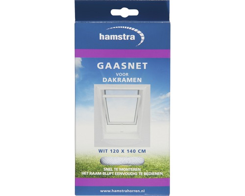 Hamstra gaasnet voor dakramen, 120 x 140 cm