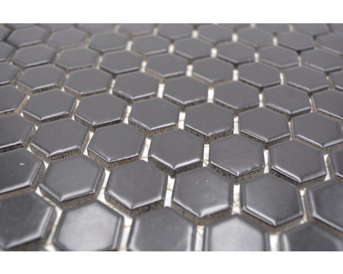 Mozaïektegels in zeshoekige vorm