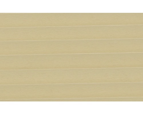 Close-up van een beige plisségordijn.