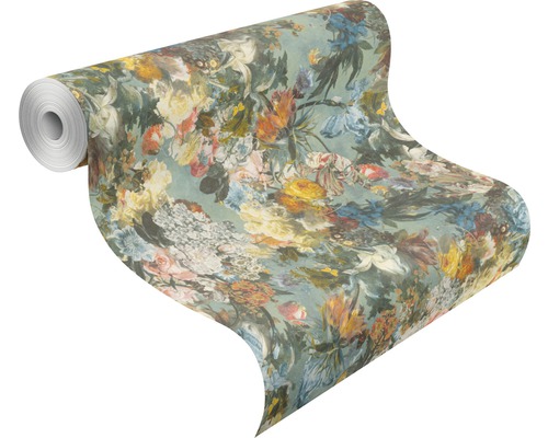 Behangrol met bloemmotief