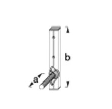 ALFER velgenhouder type 19, d 90 x h 140 mm, blank aluminium
