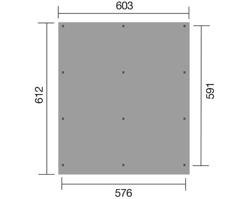 Afmetingen van een bodemplaat