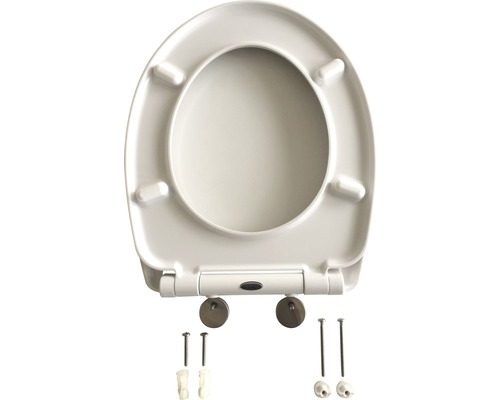 Toiletdeksel met bevestigingsmateriaal