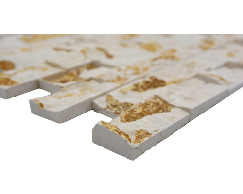 Natuursteenstrips met rechthoekig patroon
