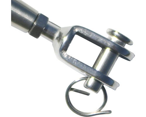 Metalen gaffelkop met splitpen