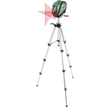 Kruislijnlaser op statief met horizontale en verticale laserlijnen