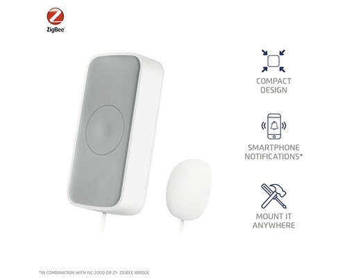 ZigBee bewegingsmelder met compact ontwerp en smartphone melding
