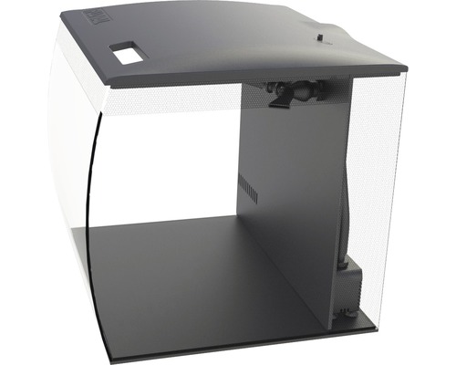 Rechthoekig aquarium met afdekking