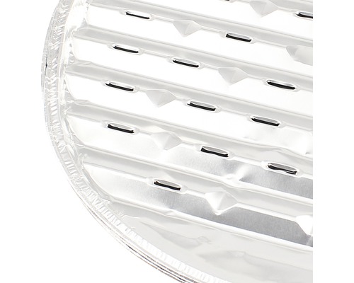 Aluminium grillplaat met ribbels