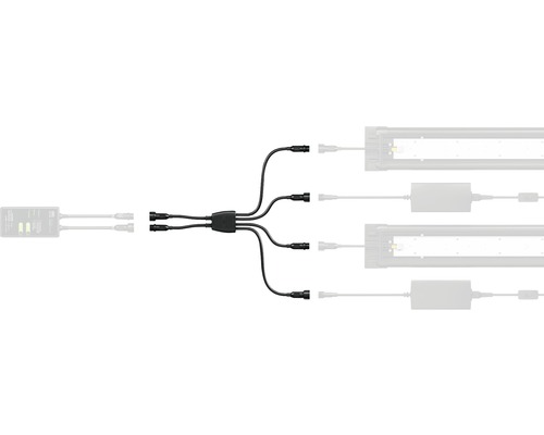 Verdeler voor lampen voor het verbinden van lampen