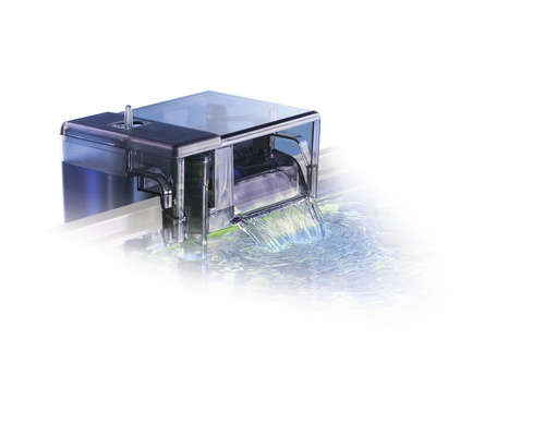 Aquarium buitenfilter met waterval