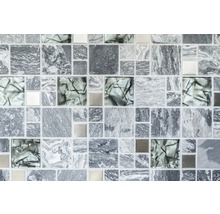 Mozaïektegels met steen- en glaslook