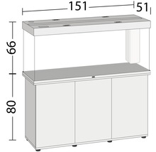 JUWEL Aquarium Rio incl. onderkast LED zwart 450 L, 151x51x146 cm