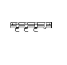ALFER apparaathouder type 11, 500 mm, blank aluminium