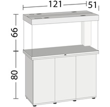 JUWEL Aquarium Rio incl. onderkast LED wit 350 L, 121x51x146 cm