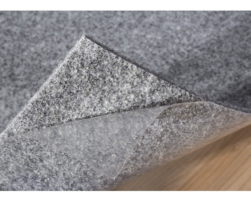 Grijs zelfklevend naaldvilt vloerkleed