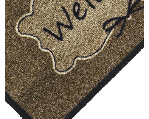 Deurmat met welkomstopdruk