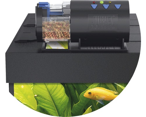 Automatische voederautomaat voor een aquarium