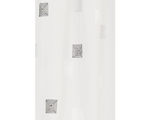 Wit behang met geometrische vierkante patronen