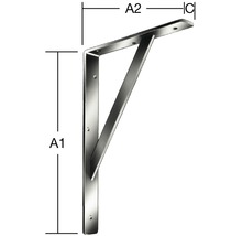 Plankdrager zwaar 30x20 cm gegalvaniseerd-thumb-1