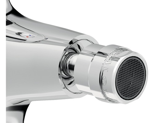 Detailopname van een kraan met straalregelaar