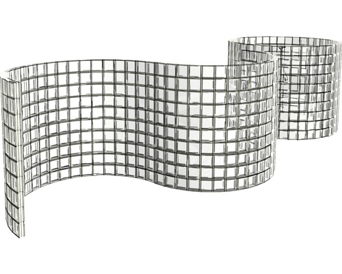 Decoratieve glazen bouwsteenwand in gebogen vorm