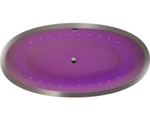 Ovaal inbouw bubbelbad met verlichting